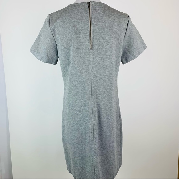 Banana Republic Gray Ponte Front Pocket Dress Medium - Picture 10 of 13